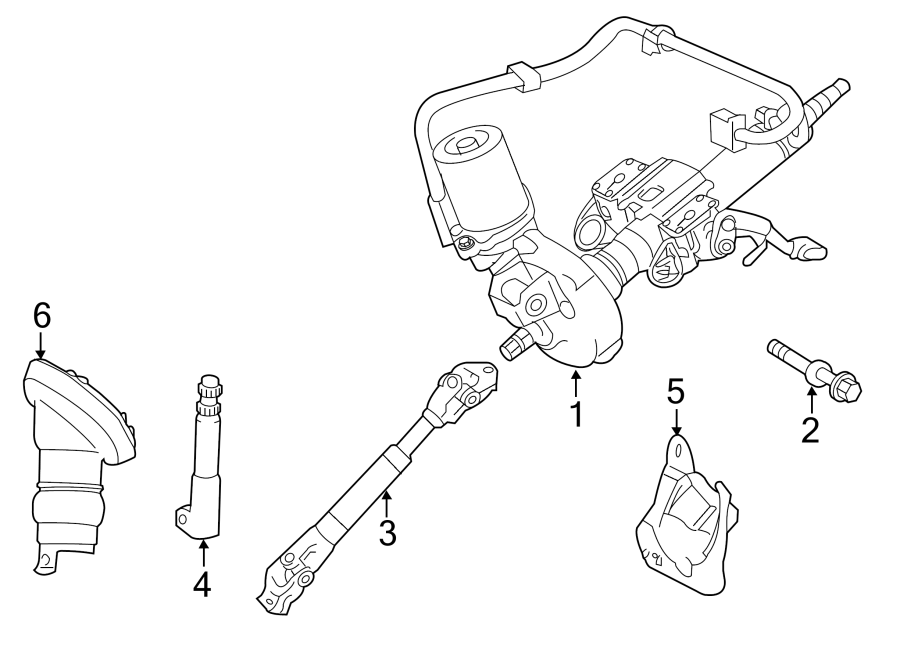 Lexus CT200h Steering Shaft (Lower). CT200h. Prius. Prius v. XB ...